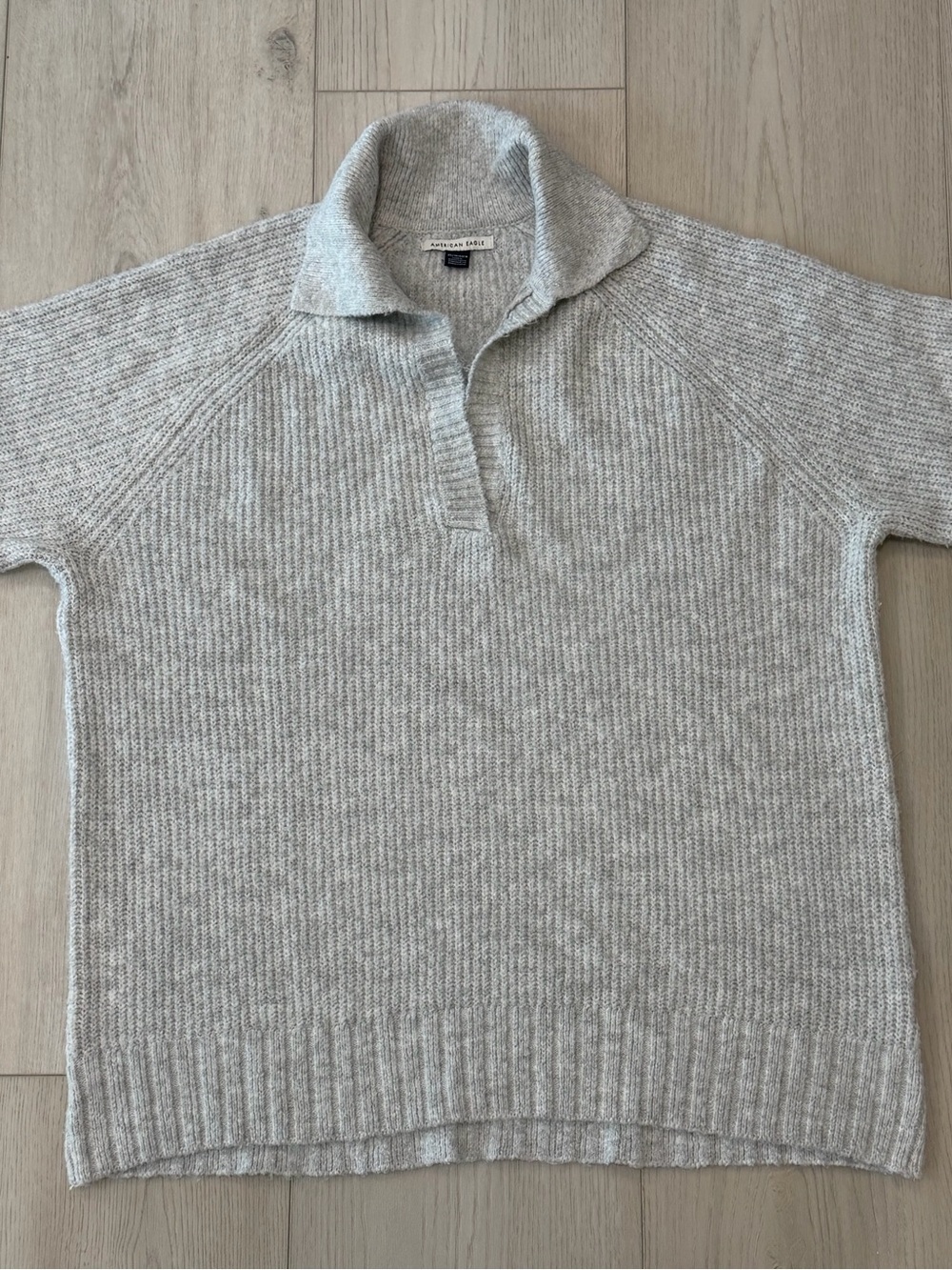 American Eagle Soft Knit Collared Sweater XS